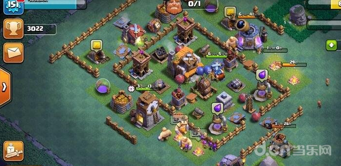 部落冲突建筑大师5本神阵在手 一口气冲3000